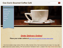 Tablet Screenshot of coocooscafe.com